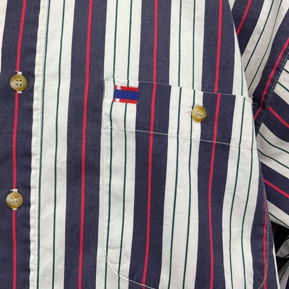 Bugle Boy Classics Vertical Striped Button Down S… - image 3
